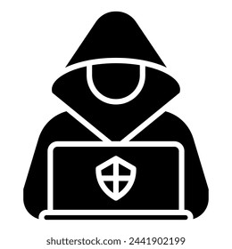 Ethical Hacker icon vector illustration