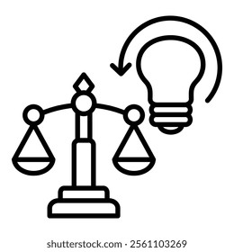 Ethical Innovation Icon Element For Design