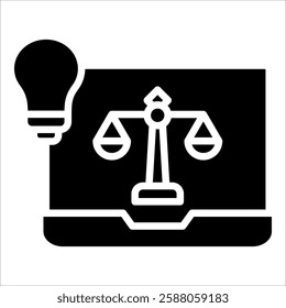 Ethical Innovation Icon Element For Design