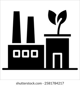 Ethical Manufacturing Icon Element For Design