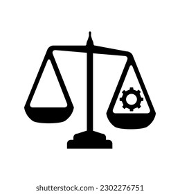 Icono de color negro plano E ético aislado en la ilustración del vector de fondo blanco | Iconos de Seo