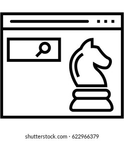 Ethical SEO Vector Icon