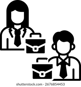 Ilustración vectorial de glifo de icono de abastecimiento ético