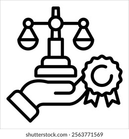 Ethical Standards Icon Element For Design