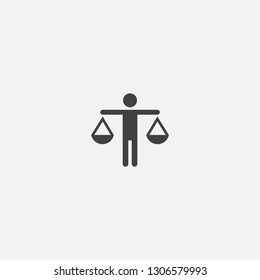ethics base icon. Simple sign illustration. ethics symbol design. Can be used for web, print and mobile