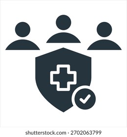 Ethics Committee Glyph Icon Vector Illustration