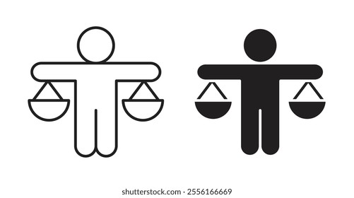 Ethics Filled flat icons set for apps and web ui designs.