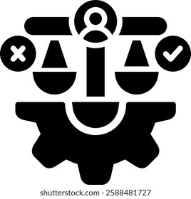 Ethics Icon Element For Design