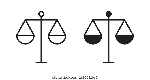 Ícone de ética plana logotipo preto e branco