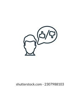 Icono de ética. Signo simple monocromo de la colección de valores de núcleo. Icono de ética para logotipo, plantillas, diseño web e infografías.