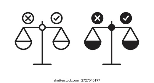 Icono de ética sobre fondo blanco. Icono de Vector de acciones