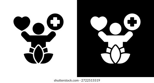Conjunto de iconos de ética. Diseño De Línea Limpia Con Versiones Claras Y Oscuras Para Un Uso Versátil