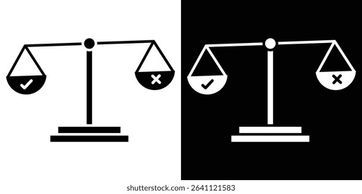 Ethics icon symbols. Vector illustration.