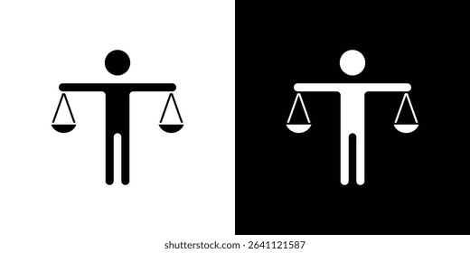 Ethics icon symbols. Vector illustration.