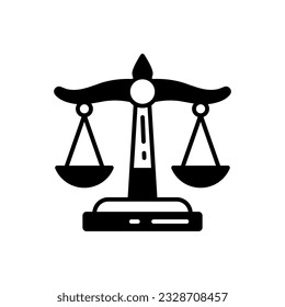 Ethik-Symbol in Vektorgrafik. Illustration
