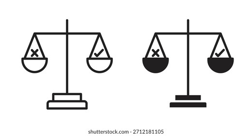 Ethics icon in vector. Logotype