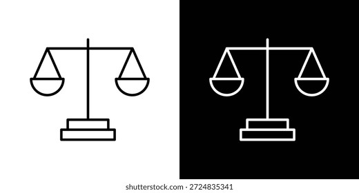 Iconos de ética Vector.Trazo editable.signo de estilo lineal