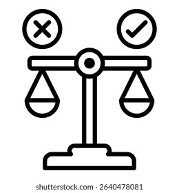 Ethics Simple Vector Icon Collection