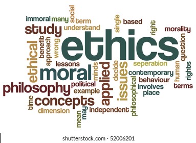 Ethics - Word Cloud