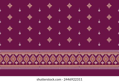 ethinc geomatric pattern with purple,ethnic,zigzag,silk,thai silk,seamless pattern,native woven,background,wallpaper,