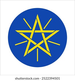 Ethiopia element flag national material design