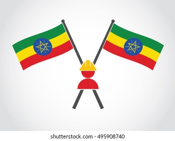 Ethiopia Emblem Labor Construction