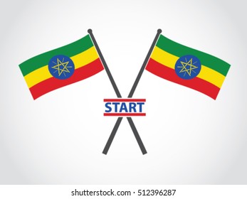 Ethiopia Emblem Start Line