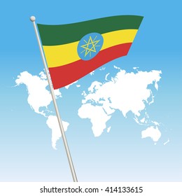 Ethiopia  Flag