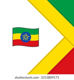 Ethiopia Flag Abstract Background Design Template. Ethiopia Independence Day Banner Social Media Post. Ethiopia Cartoon