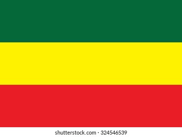 Ethiopia Flag Vector