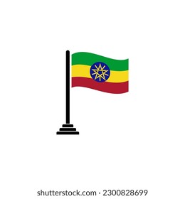 Ethiopia flags icon set, Ethiopia independence day icn set vector sign symbol