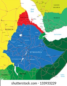 Ethiopia Map