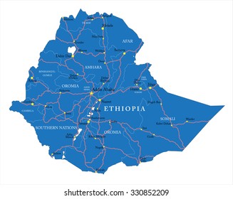 Ethiopia map