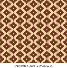 Ethiopian handcraft bamboo basket weaving seamless pattern texture and background.