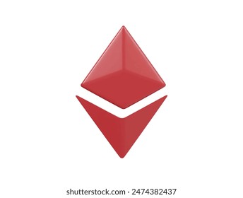 Ethirium icon 3d render illustration