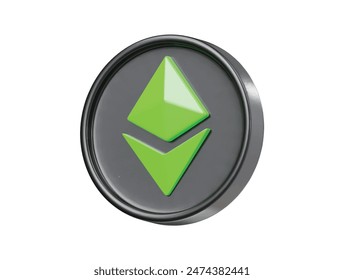 Ethirium icon 3d render illustration