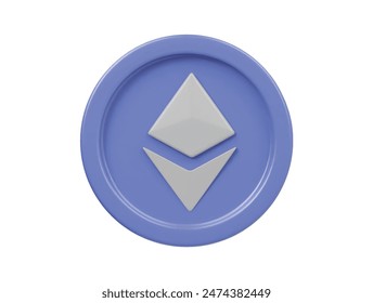 Ethirium icon 3d render illustration