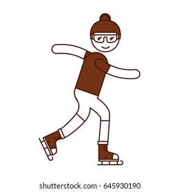 ethlete practicing ice skate avatar