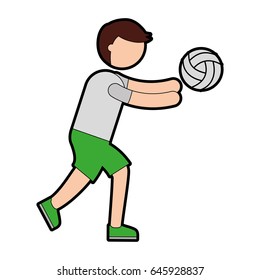 ethlete practicing volleyball avatar