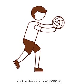 ethlete practicing volleyball avatar