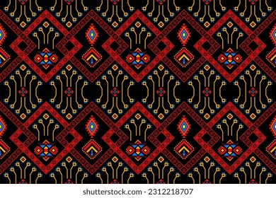 Ethnic abstract Art. Aztec geometric art ornament print. Design for carpet, wallpaper, fabric, clothing, wrapping paper