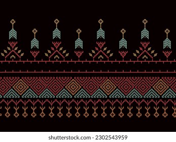 Ethnic abstract art. Harmonious moroccan ornament. Moroccan craft lasted until the middle of the 20 century. Design for cushions, tablecloths, curtains, traditional accessories of the feminine 