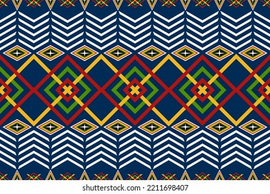 ethnic abstract art tribal seamless pattern Folk Embroidery, ikat Patterns, Aztec Geometric Art Ornament Prints, Carpet Designs, Wallpaper, Clothing, Wraps, Fabrics, Covers, Textiles , background imag