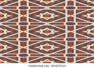 ethnic abstract art tribal seamless pattern Folk Embroidery, ikat Patterns, Aztec Geometric Art Ornament Prints, Carpet Designs, Wallpaper, Clothing, Wraps, Fabrics, Covers, Textiles , background imag