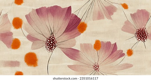 Arte de fondo étnico abstracto.Ikat tribal, empate boho color de los colores de la pared sin costura. Motif étnica hecha a mano bello arte Ikat. Arte de fondo étnico abstracto floral rosa. 