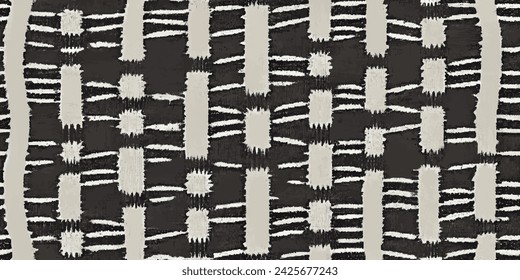 Ethnic abstract background art.Ikat tribal, boho tie die colors seamless wallpaper. Motif ethnic handmade beautiful Ikat art. Ethnic abstract floral pink background art.
