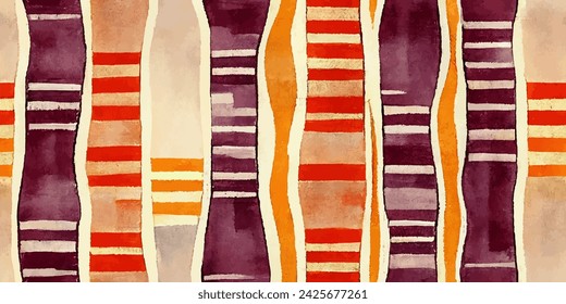 Ethnic abstract background art.Ikat tribal, boho tie die colors seamless wallpaper. Motif ethnic handmade beautiful Ikat art. Ethnic abstract floral pink background art.