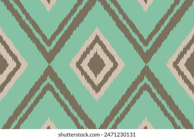 Ethnic abstract background art.Ikat tribal, boho tie die colors seamless wallpaper. Motif ethnic handmade beautiful Ikat art. Ethnic abstract floral saree background art.