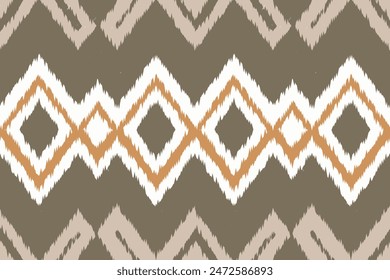 Ethnic abstract background art.Ikat tribal, boho tie die colors seamless wallpaper. Motif ethnic handmade beautiful Ikat art. Ethnic abstract floral saree background art.