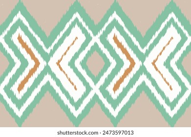 Ethnic abstract background art.Ikat tribal, boho tie die colors seamless wallpaper. Motif ethnic handmade beautiful Ikat art. Ethnic abstract floral saree background art.